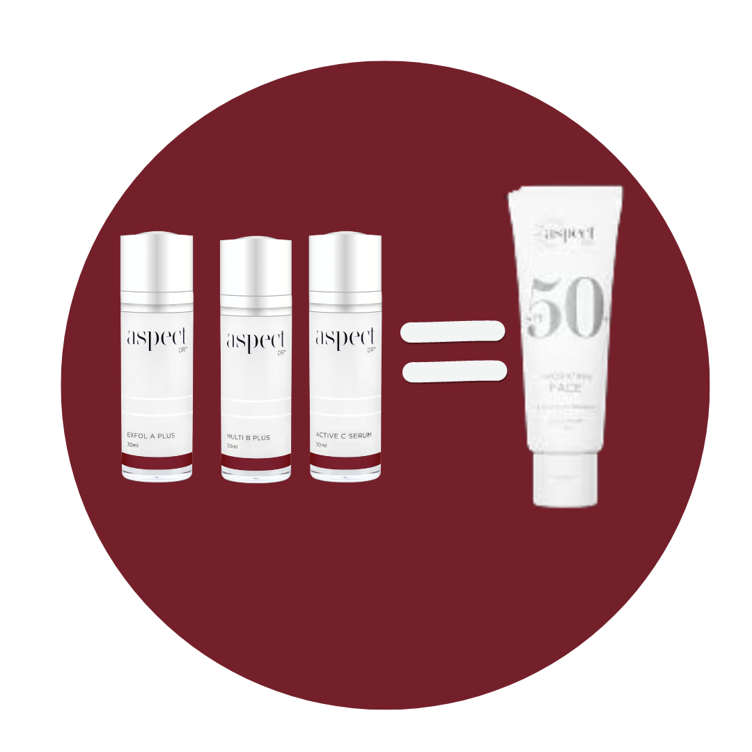 Aspect Dr A + B + C = FREE Hydrating Face SPF50 - Exquisite Laser Clinic